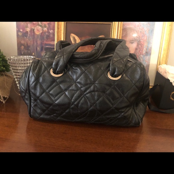 💰MARKDOWN: AUTH CHANEL Black Quilted Bowler Bag - Picture 10 of 10